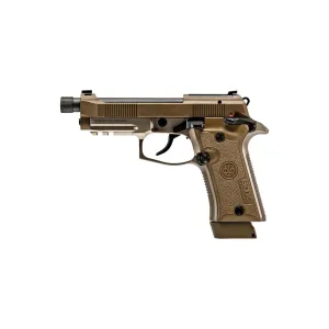 Beretta 80X Cheetah Optic Ready .380 ACP Pistol with Threaded Barrel - 4.4" - FDE - 2x 15rd Mags