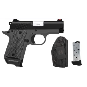 Kimber Micro 9 RTC 9mm 1911 Pistol With Holster - 3.15" - Grey - 2x 7rd Mags