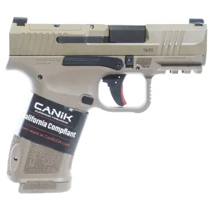 Canik METE MC9L Optic Ready 9mm Pistol - 3.18" - FDE - 2x 10rd Mags