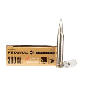 Federal Premium 300 Win Mag 200gr Terminal Ascent - Box of 20