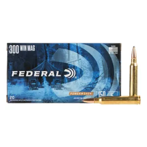 Federal Power-Shok 300 Win Mag 150gr SP - Box of 20