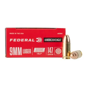 Federal American Eagle 9mm 147gr TMJ TMF - Box of 50