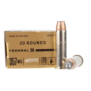 Federal HammerDown 357 Magnum 170gr HammerDown - Box of 20