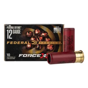 Federal Force X2 12 GA 00 Buckshot - Box of 5