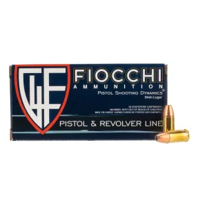 Fiocchi Defense Dynamics 9mm 124gr JHP - Box of 50