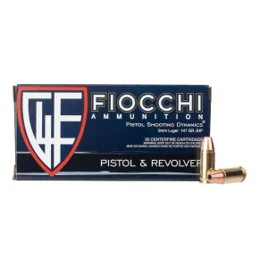 Fiocchi Defense Dynamics 9mm 147gr JHP - Box of 50