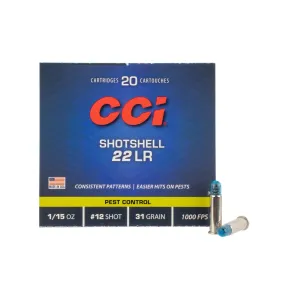 CCI Shotshell 22 LR Shotshell - Box of 50