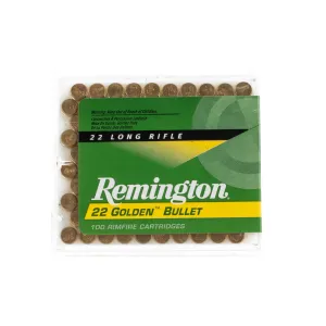 Remington Golden Bullet 22 LR 40gr RN - Box of 525
