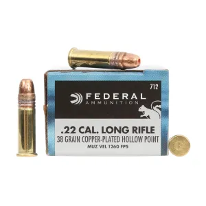 Federal Game-Shok .22 LR 38 gr CPHP - Box of 50