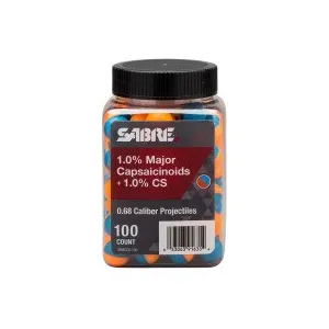 SABRE 1% MC+1% CS 0.68 Cal Projectile - 100 Round