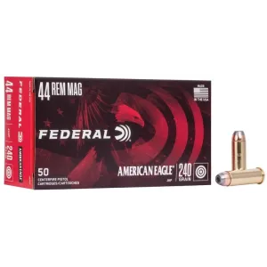 Federal American Eagle 44 Rem Mag 240gr JHP Ammo - Box of 50