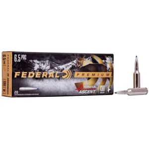 Federal Premium 6.5 PRC 130gr Terminal Ascent Ammo - Box of 20