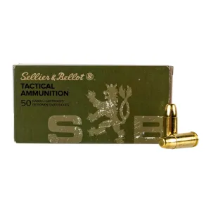 Sellier & Bellot 9mm Luger Subsonic 150gr FMJ Ammo - Box of 50