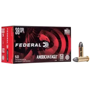 Federal American Eagle 38 Special 158gr LRN Ammo - Box of 50