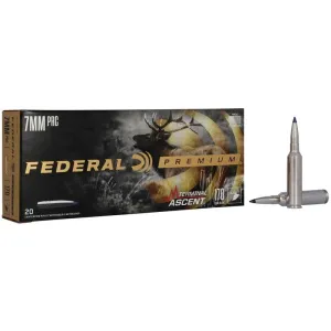 Federal Premium 7mm PRC 170gr Terminal Ascent Ammo - Box of 20