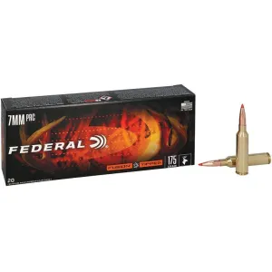 Federal 7mm PRC 175gr Fusion Tipped Ammo - Box of 20