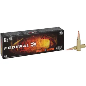 Federal 6.5 PRC 140gr Fusion Tipped Ammo - Box of 20