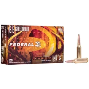 Federal Fusion 6.5 Creedmoor 140gr Fusion Ammo - Box of 20
