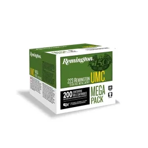 Remington UMC 223 Rem 45gr JHP Ammo - Box of 200
