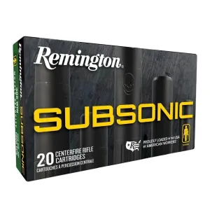 Remington Subsonic 308 Win 205gr BHP Ammo - Box of 20
