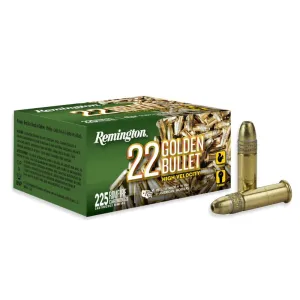Remington Golden Bullet 22 LR 36gr HP Ammo - Box of 225