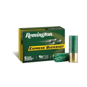 Remington Express Magnum 12 GA 3" 00 Buckshot Ammo - Box of 5