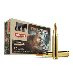 Norma Tipstrike 223 Rem 55gr Polymer Tipped Ammo - Box of 20
