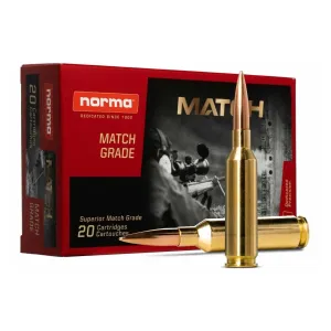 Norma Gold Target 6mm Creedmoor 107gr BTHP Ammo - Box of 20