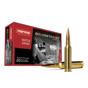 Norma Gold Target 6.5 Creedmoor 130gr BTHP Ammo - Box of 20