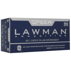 Speer Lawman 38 Special 125gr TMJ Ammo - Box of 50