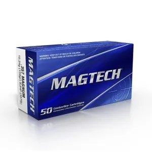 Magtech 357 Magnum 158gr SJHP Ammo - Box of 50