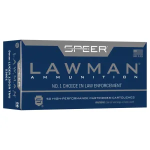 Speer Lawman 9mm Luger 135gr TMJ Ammo - Box of 50