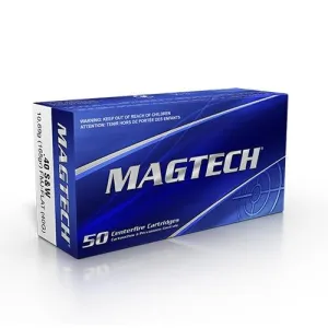 Magtech 40 S&W 165gr FMJ Flat Ammo - Box of 50