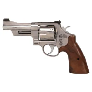 Smith & Wesson 610 10mm Revolver - 4.125" - Brushed Stainless - 6 Round