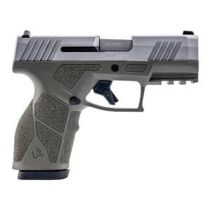 Taurus GX2 9mm Pistol - 3.38" - Stainless/Green - 2x 13rd Mags