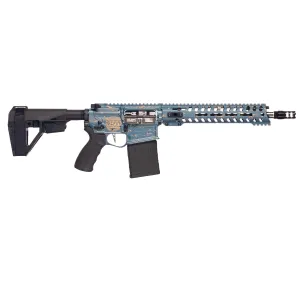 POF USA Rogue USA 250th .308 Win AR-10 Pistol - 12.5" - Blue Titanium - 1x 20rd Mag