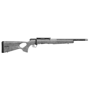 Savage Arms B22 Timberlite Thumbhole 22LR Bolt Action Rimfire Rifle - 18" - Grey/Black Web Thumbhole - 1x 10rd Mag