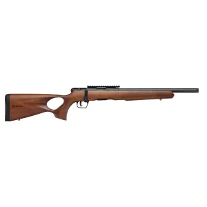 Savage Arms B22 Timber Thumbhole 22 Magnum Bolt Action Rimfire Rifle - 18" - Blued - 1x 10rd Mag