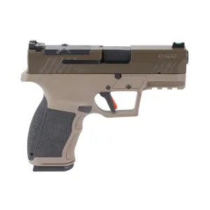 Tisas PX-9 Carry Raptor Optic Ready 9mm Pistol - 3.5" - FDE - 2x 15rd Mags