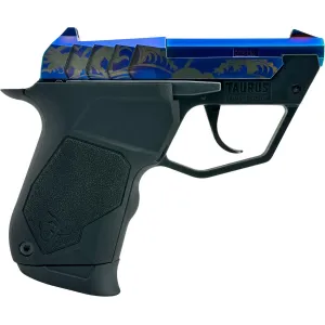 Taurus 22TUC .22 LR Rimfire Pistol - 2.5" - Blue PVD Waves - 1x 9rd Mag