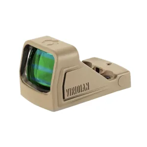 Viridian RFX11 Pistol Red Dot Sight with Picatinny Mount - 3 MOA - Green - FDE