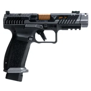 CANIK TTI Combat Optic Ready 9mm Pistol - 4.6" - Smoke - 2x 10rd Mags
