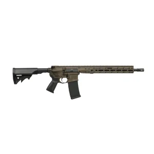 LWRC IC-DI 300 Blackout AR-15 Rifle - 16.10" - Patriot Brown - 1x 30rd Mag