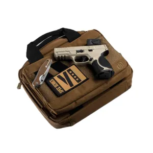 Smith & Wesson M&P 2.0 Metal Compact Optic Ready 9mm Pistol with Aimpoint ACRO P-2 - 4" - Champagne - 3x 15rd Mags