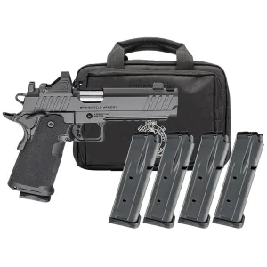 Springfield Armory DS Prodigy AOS Compensator Optic Ready 9mm 2011 Pistol with Viridian RFX11 - 5" - 4x 10rd Mags