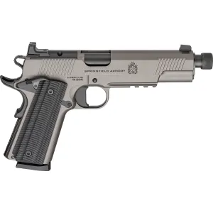 Springfield Armory Operator AOS Optic Ready .45 ACP 1911 Pistol - 5.75" - Tungsten Gray - 2x 8rd Mags