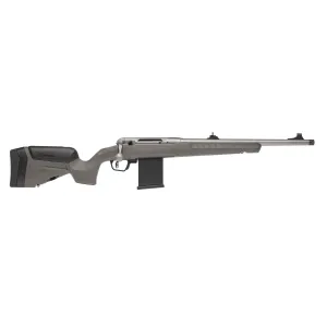Savage Arms 110 Ridge Hunter .450 Bushmaster Bolt Action Rifle - 18" Medium Contour - Matte Stainless - 1x 5rd Mag