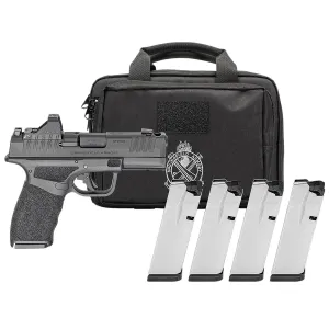 Springfield Armory Hellcat Pro OSP Optic Ready 9mm Pistol with Viridian RFX11 And Comp CA Compliant - 3.8" - 4x 10rd Mags