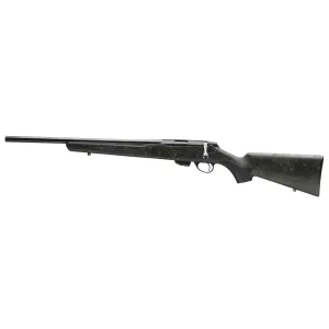 Tikka T1X ROUGHTECH Left Hand 17 HMR Bolt Action Rimfire Rifle - 20" - Roughtech Emerald - 1x 10rd Mag