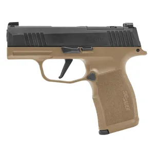SIG Sauer P365X 9mm Pistol - 3.1" - Two-Tone Coyote - 2x 12rd Mags